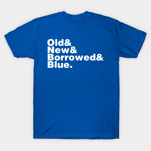 Bridal Helvetica T-Shirt by fishbiscuit